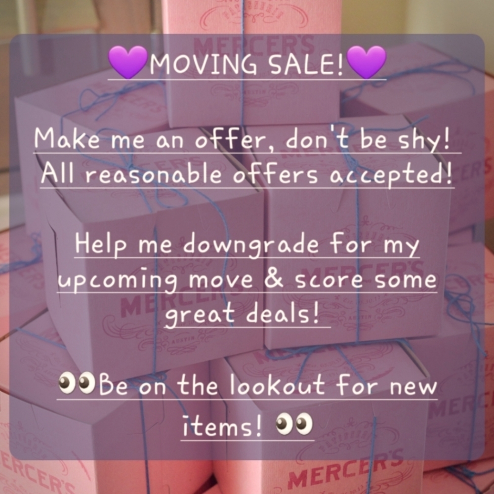 📣Moving SALE Announcement!📣